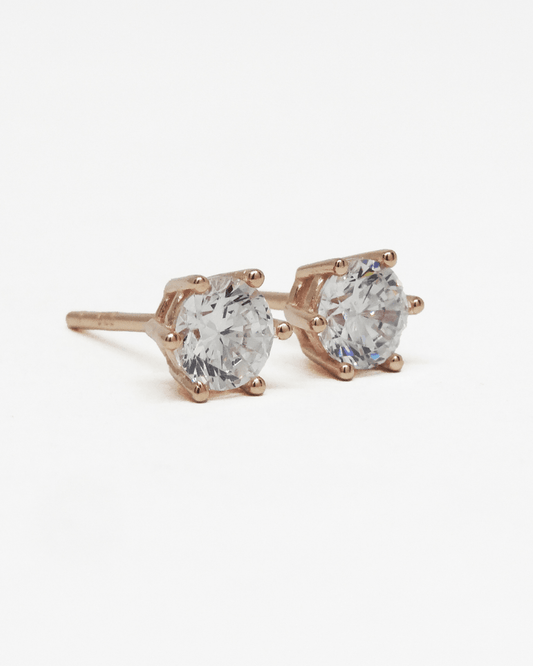 Starlight Rose Gold Studs