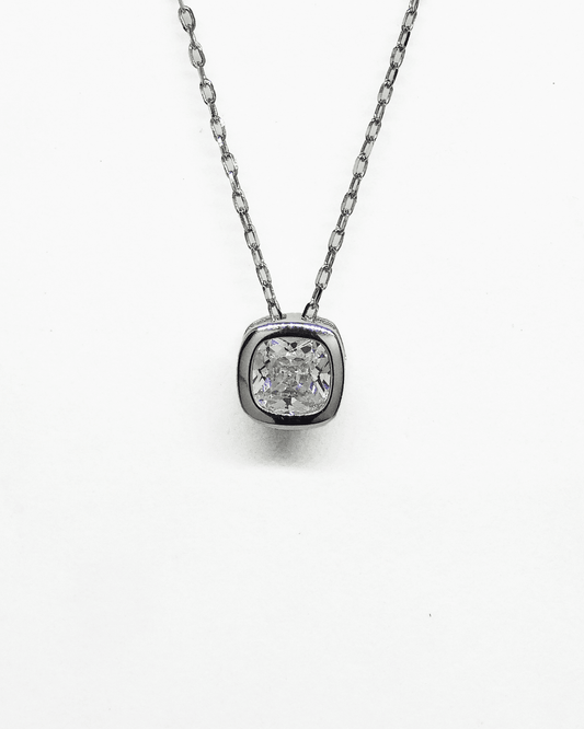 Dainty Cushion Necklace