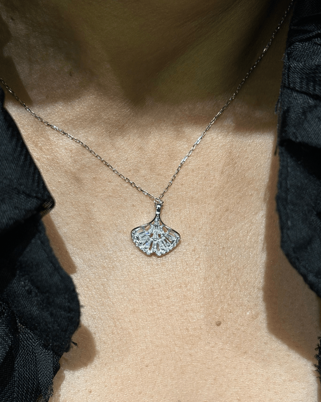 Flora Essence Silver Necklace