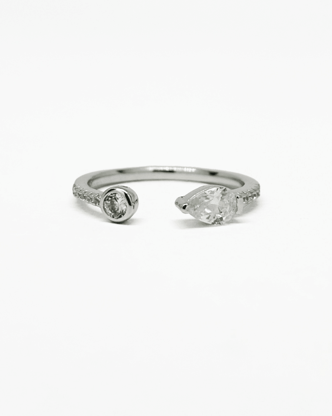Glamira Pear Silver Band