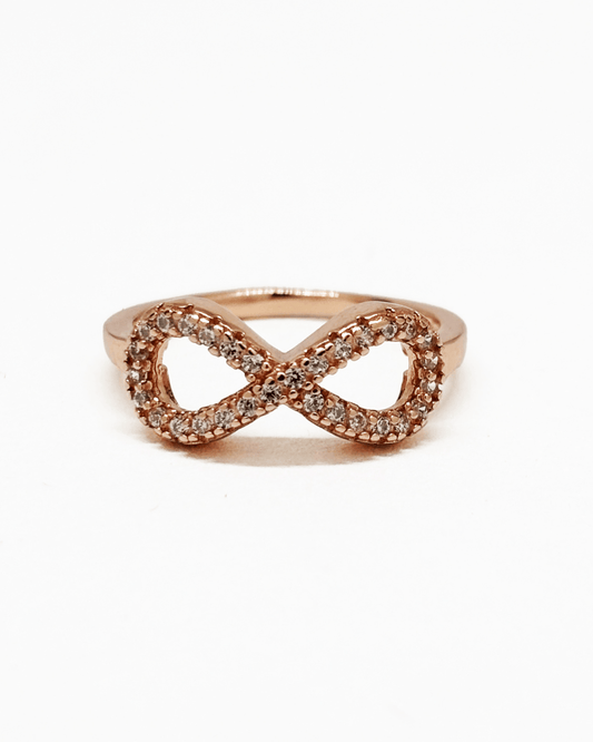 Infinity Bliss Rose Gold Ring