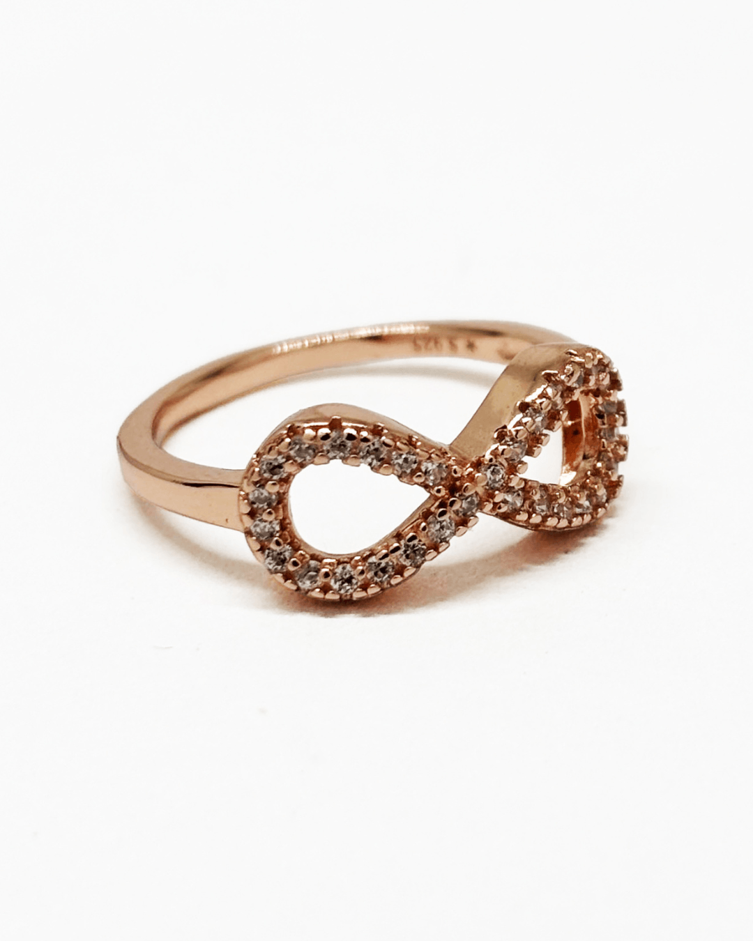 Infinity Bliss Rose Gold Ring