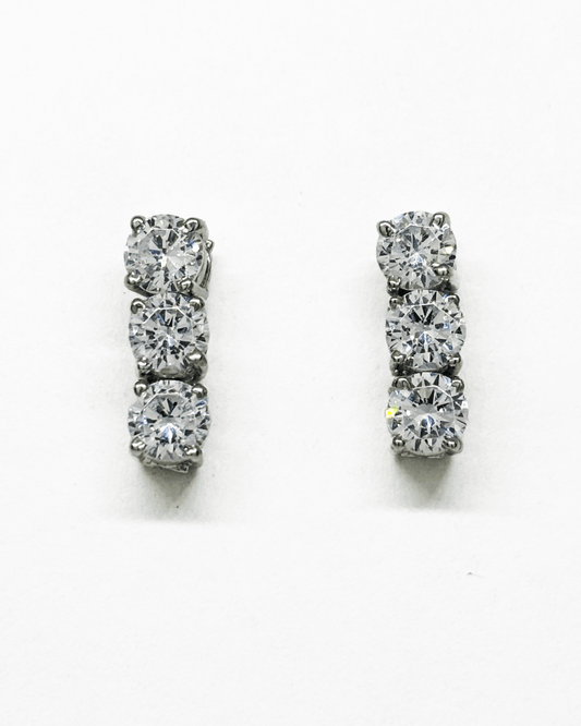 Journey Round Drop Earrings