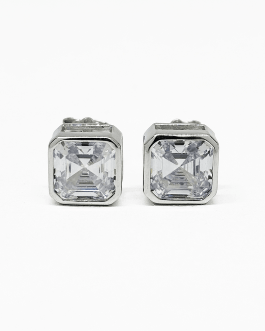Radiant Asscher Studs