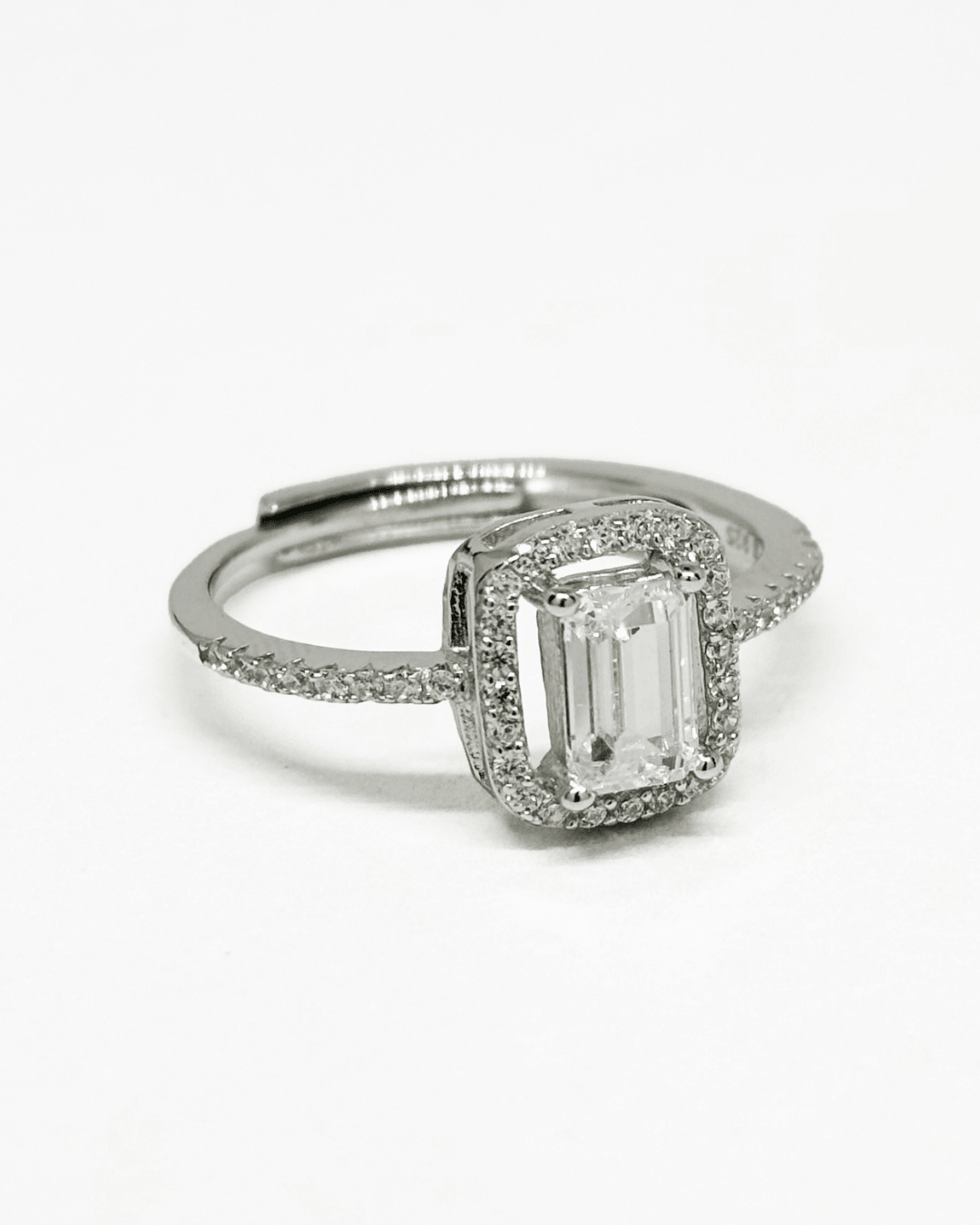 Halo Emerald Ring