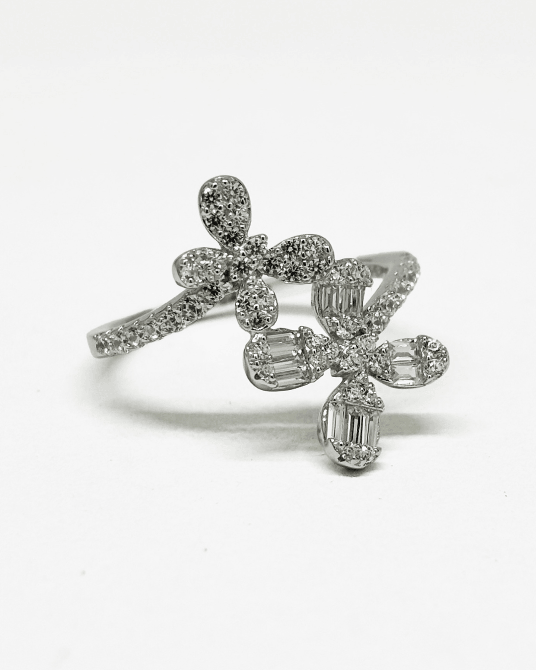 Dual Flower Ring