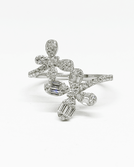 Dual Flower Ring