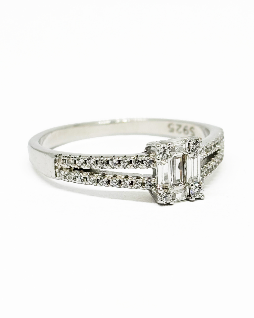 Emerald Baguette Ring