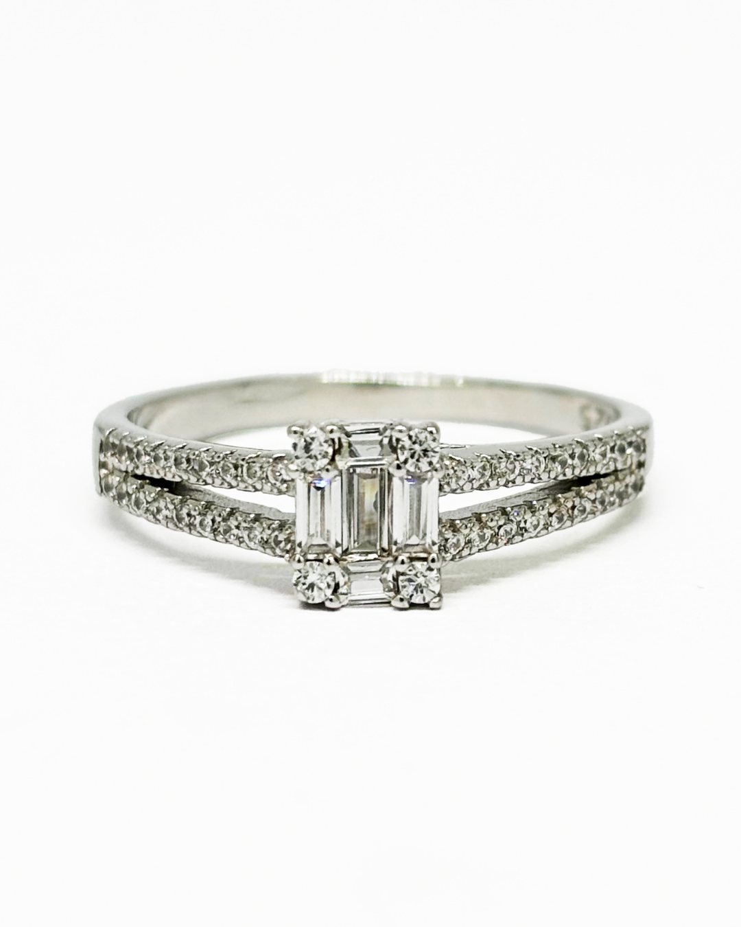 Emerald Baguette Ring