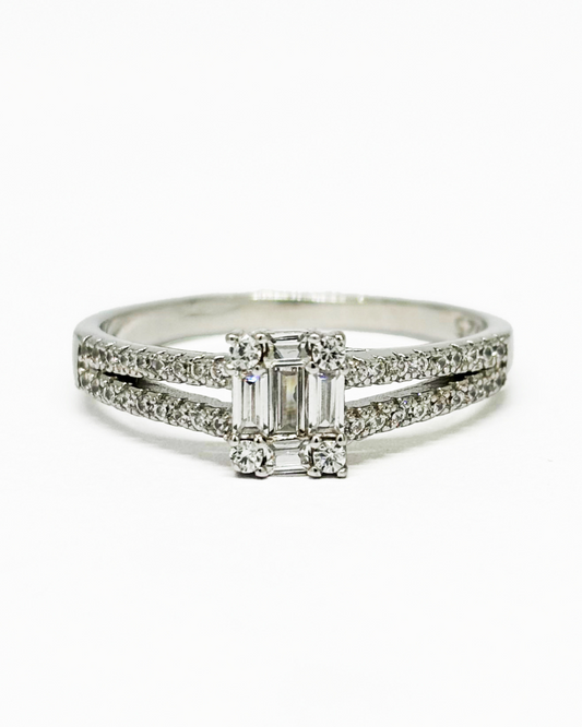 Emerald Baguette Ring