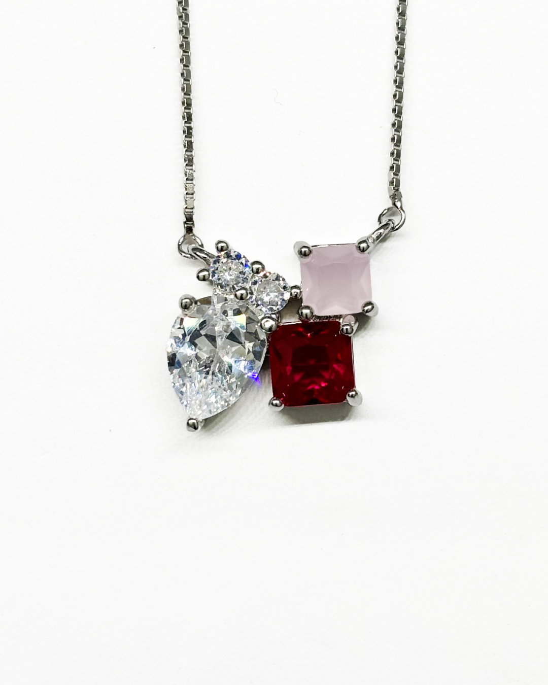 Quartz Silver Necklace