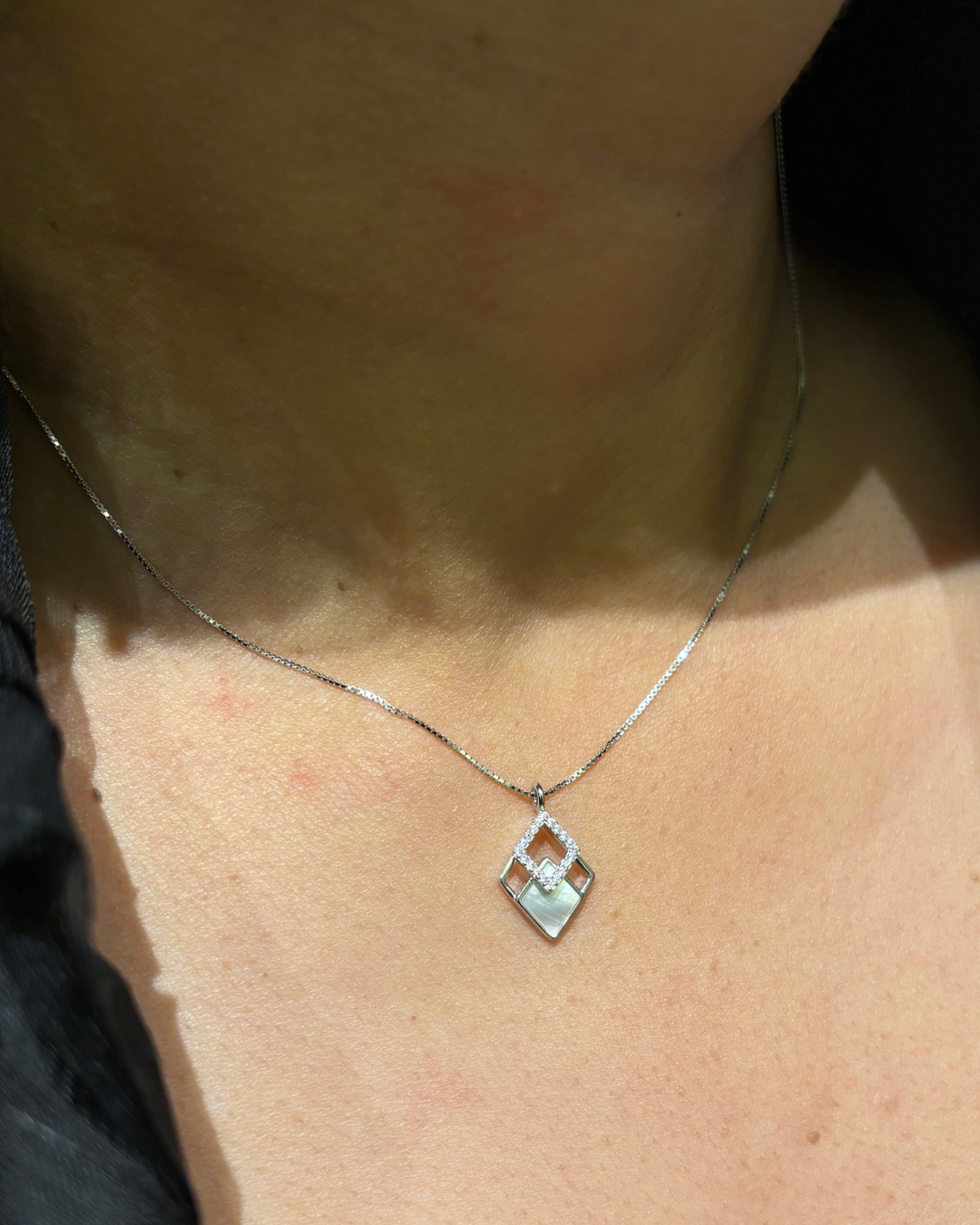 Bonded Beauty Silver Necklace