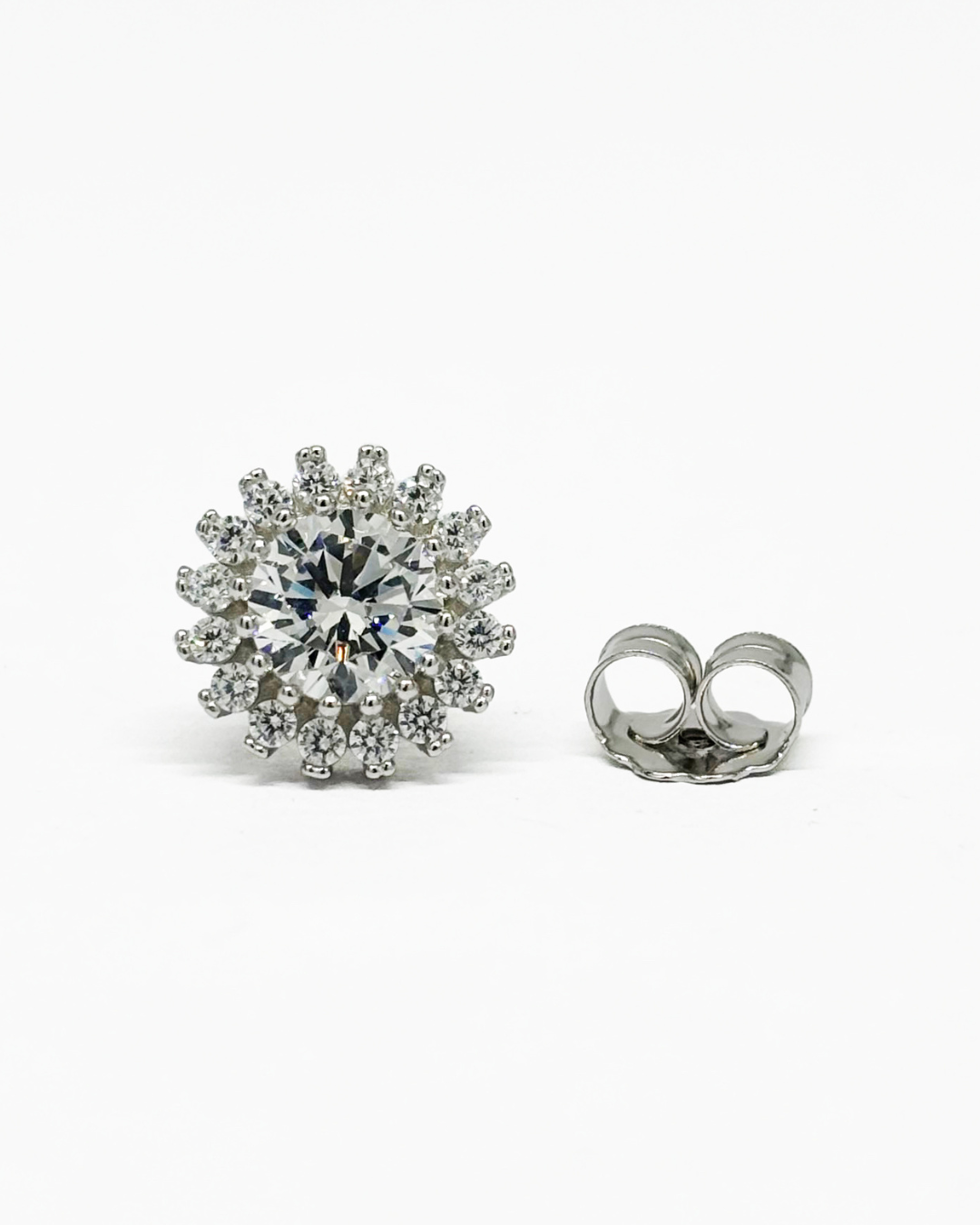 Crystal Daisy Stud Earrings