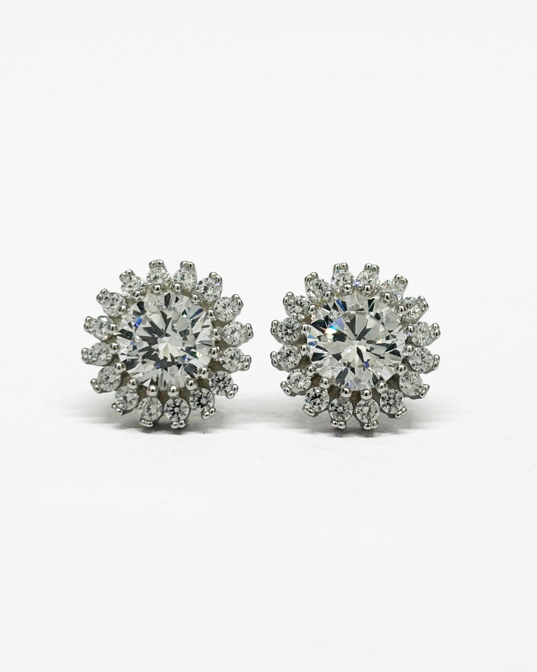 Crystal Daisy Stud Earrings