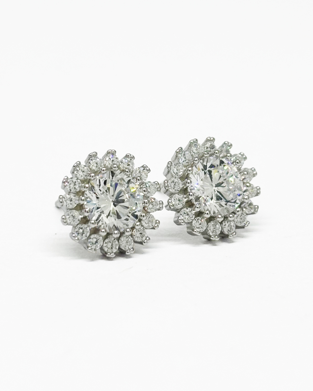 Crystal Daisy Stud Earrings