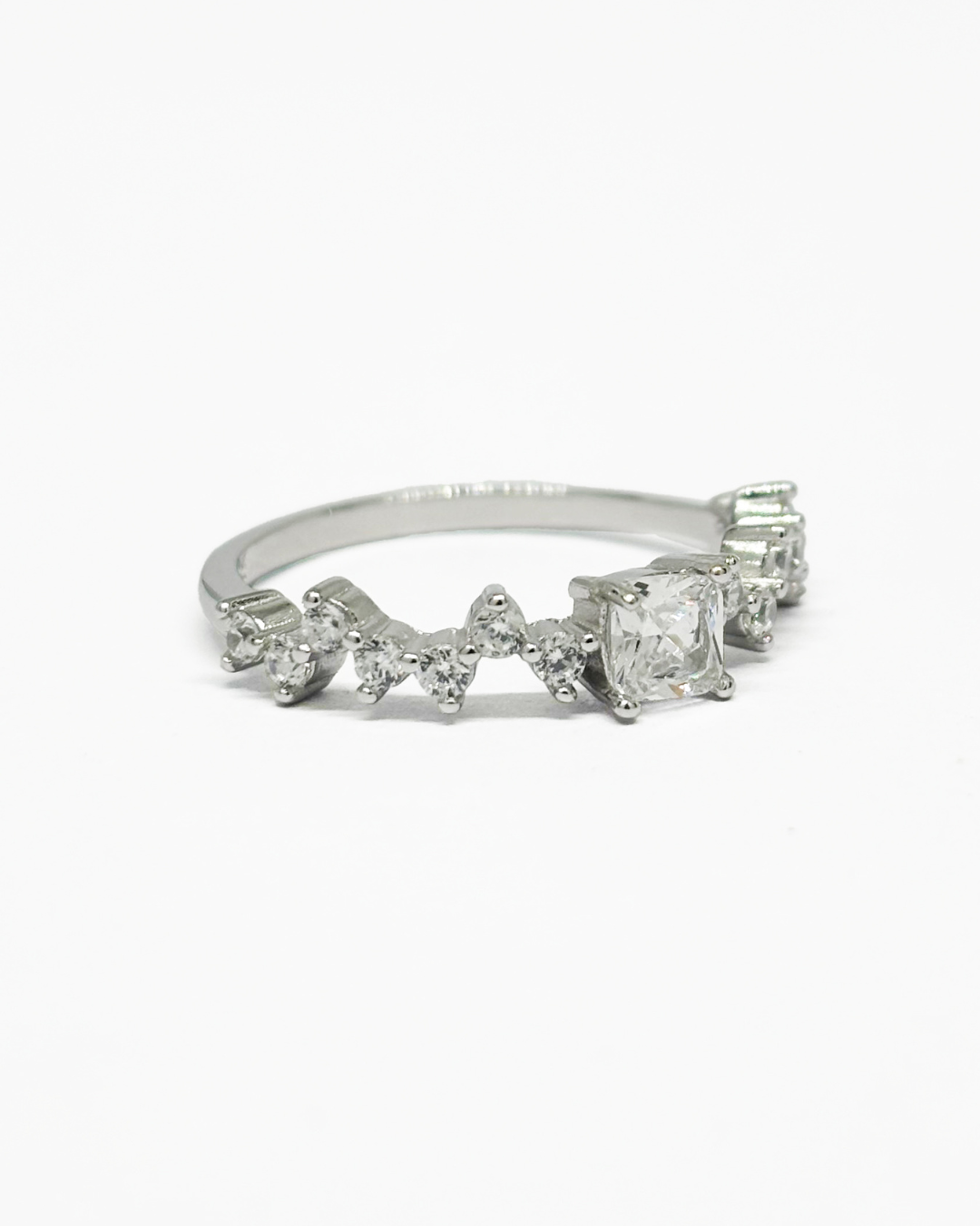 Visel Crystal Square Ring