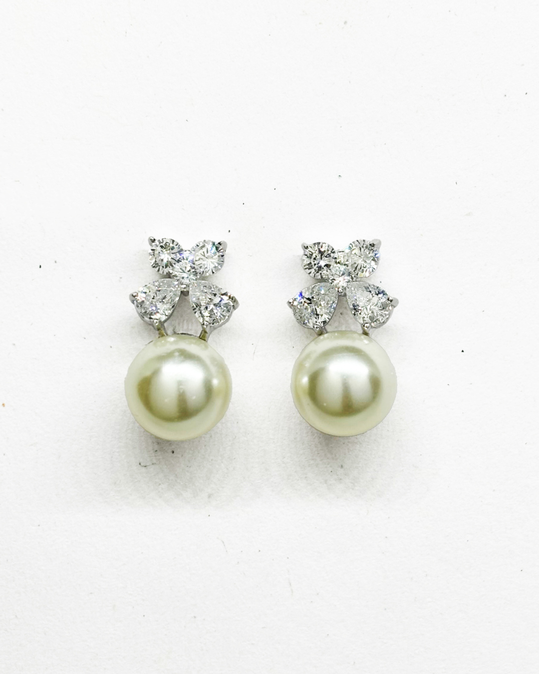 Blossom Pearl Silver Earrings