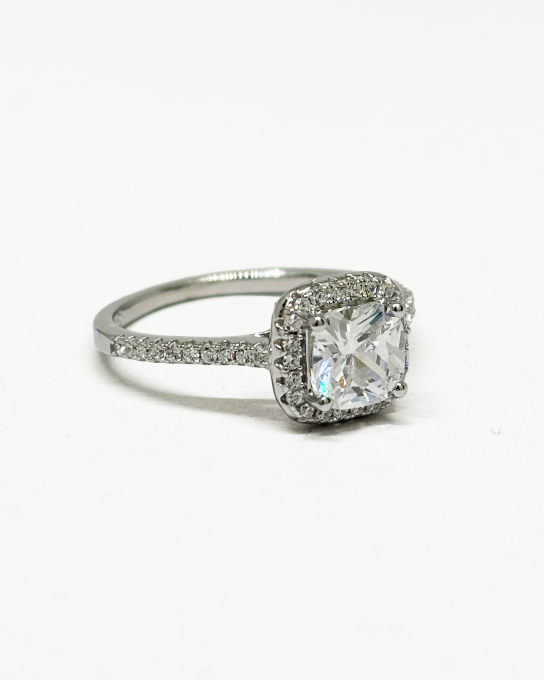 Halo Cushion Ring