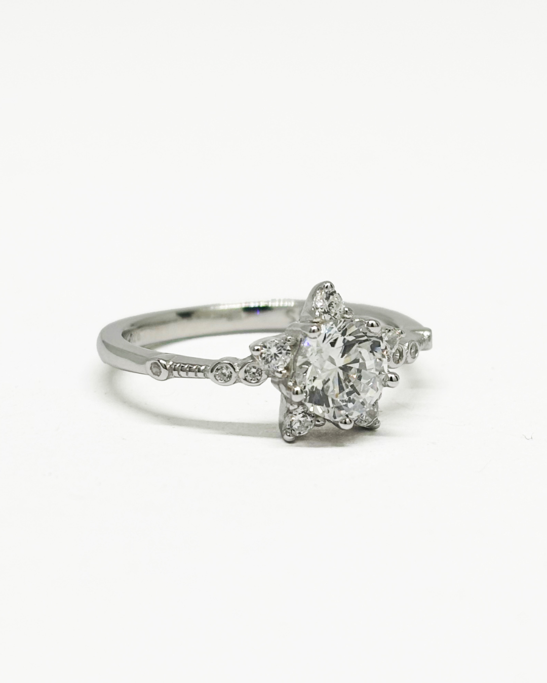 Flower Elegance Silver Ring