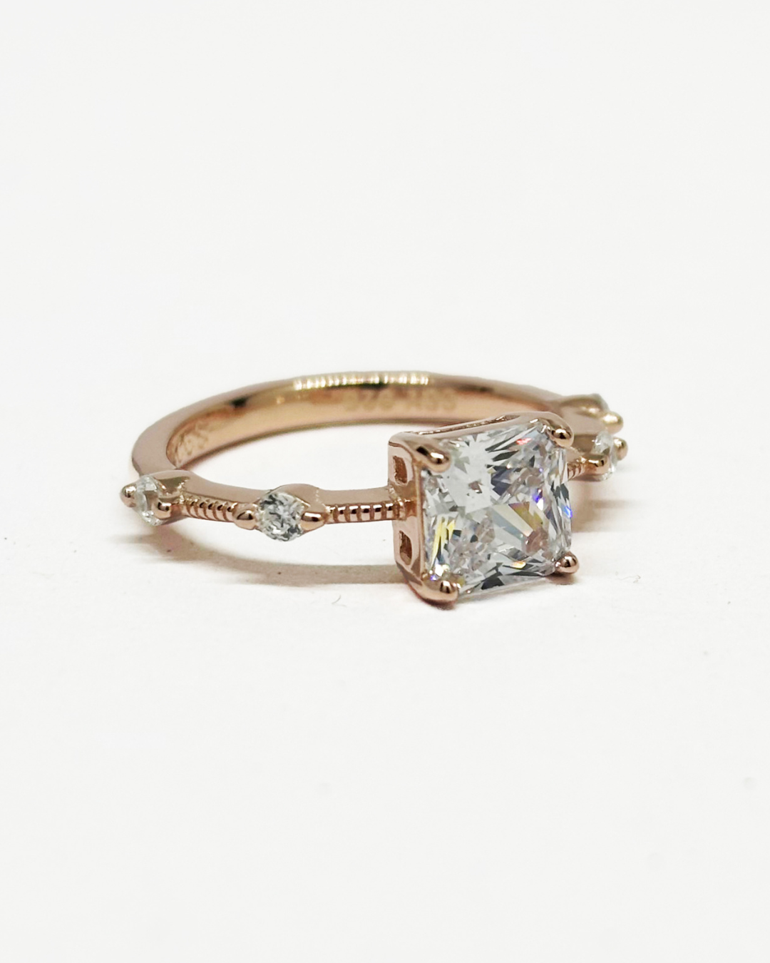 Princess Petal Rose Gold Ring