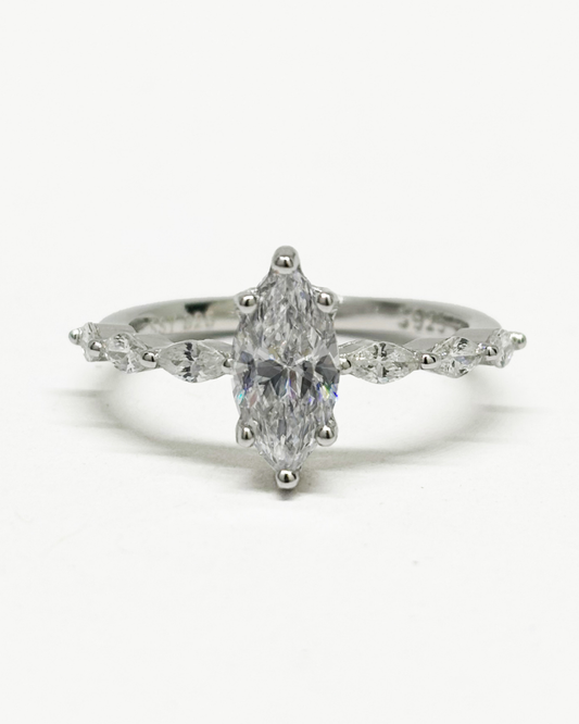 Lunara Marquise Silver Ring