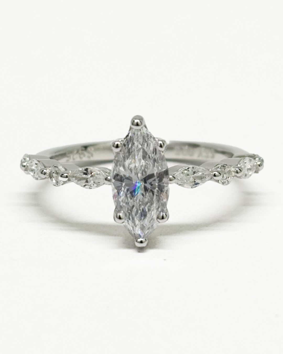 Marquise Dupe Silver Ring