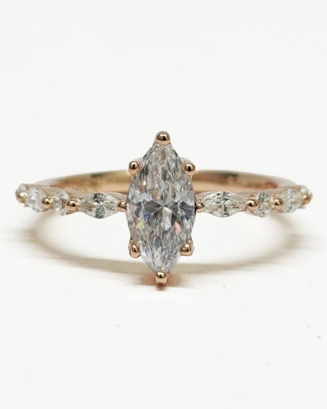 Lunara Marquise Rose Gold Ring