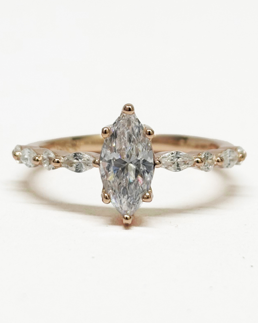 Lunara Marquise Rose Gold Ring