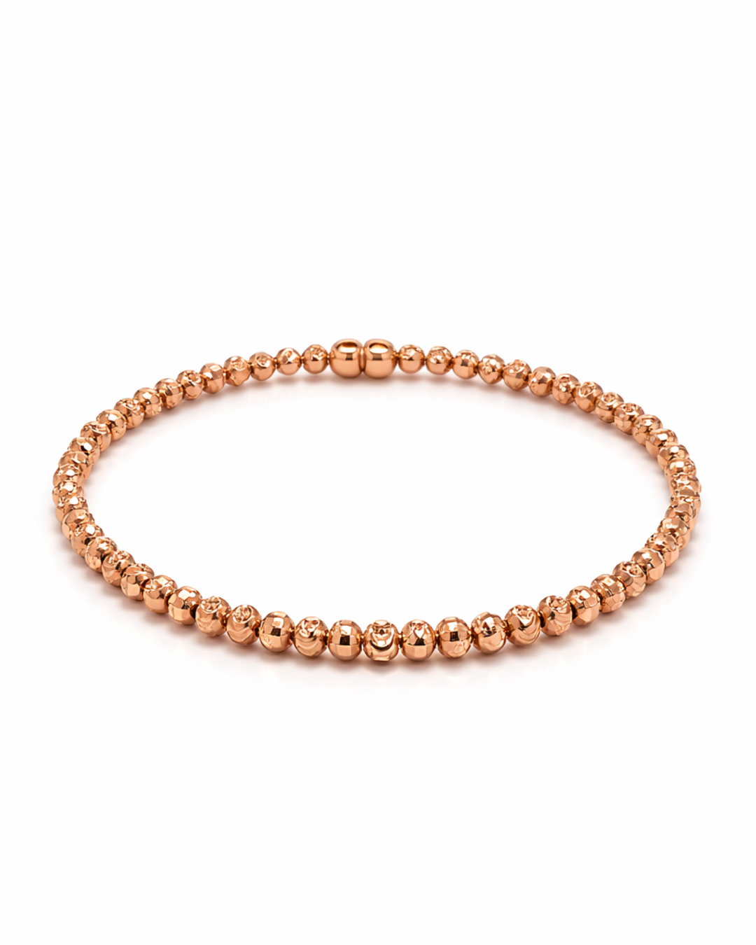 Ball Beaded Rose Gold Bracelet