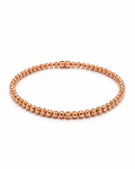 Ball Beaded Rose Gold Bracelet