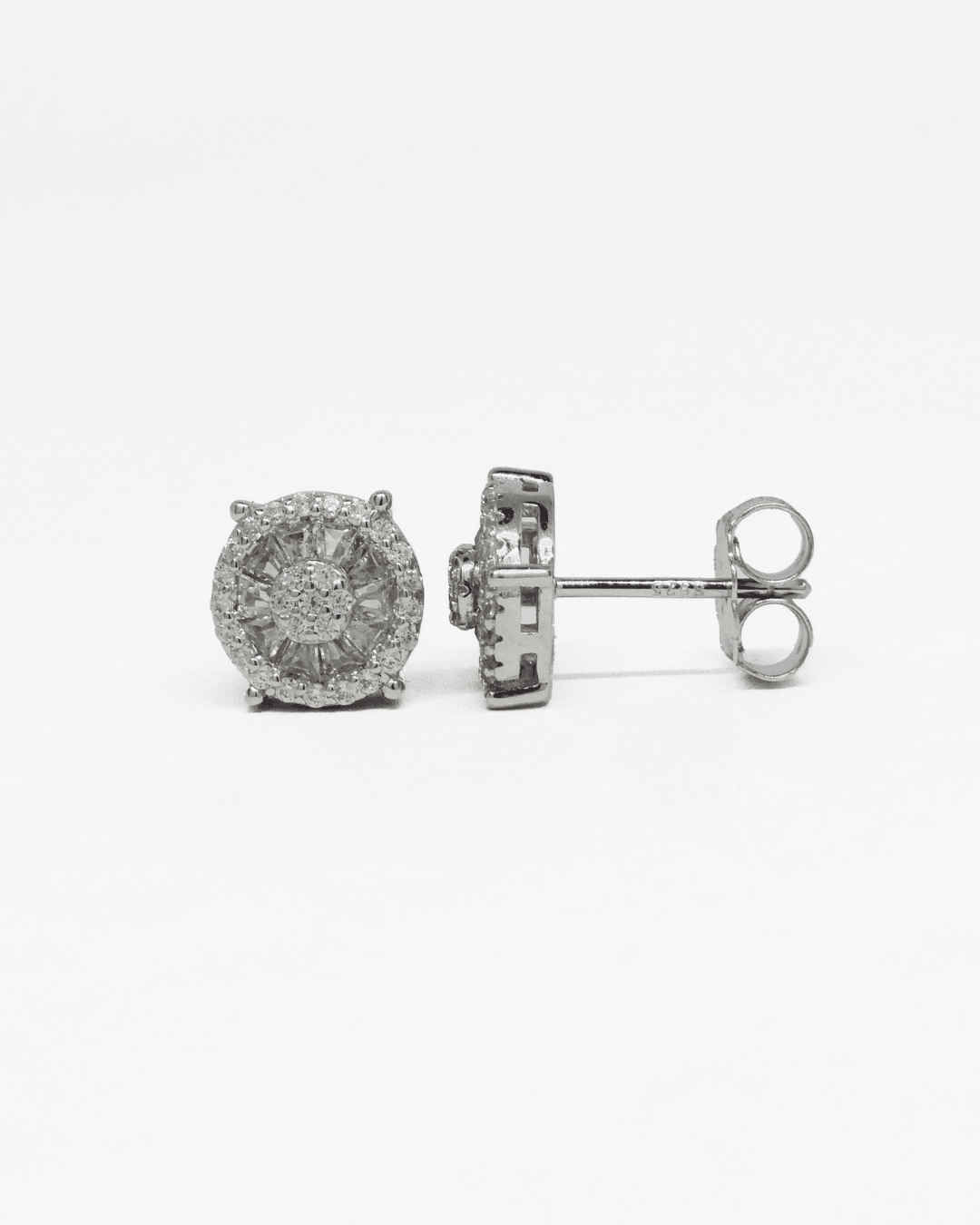 Party Diva Silver Studs