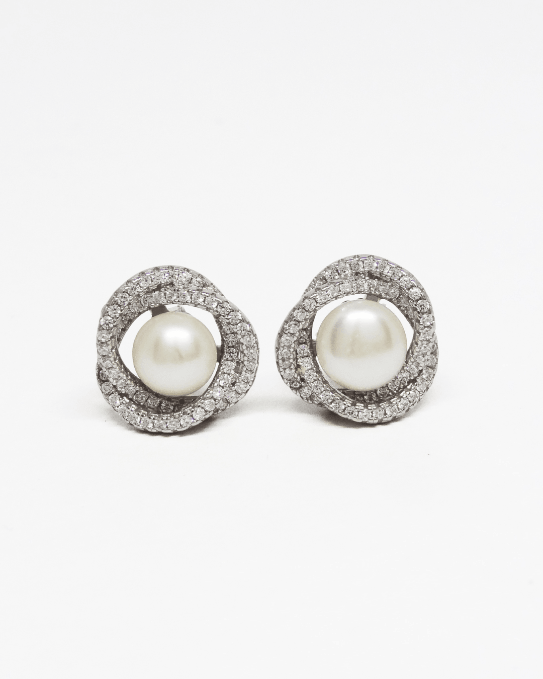 Grace Pearl Silver Studs